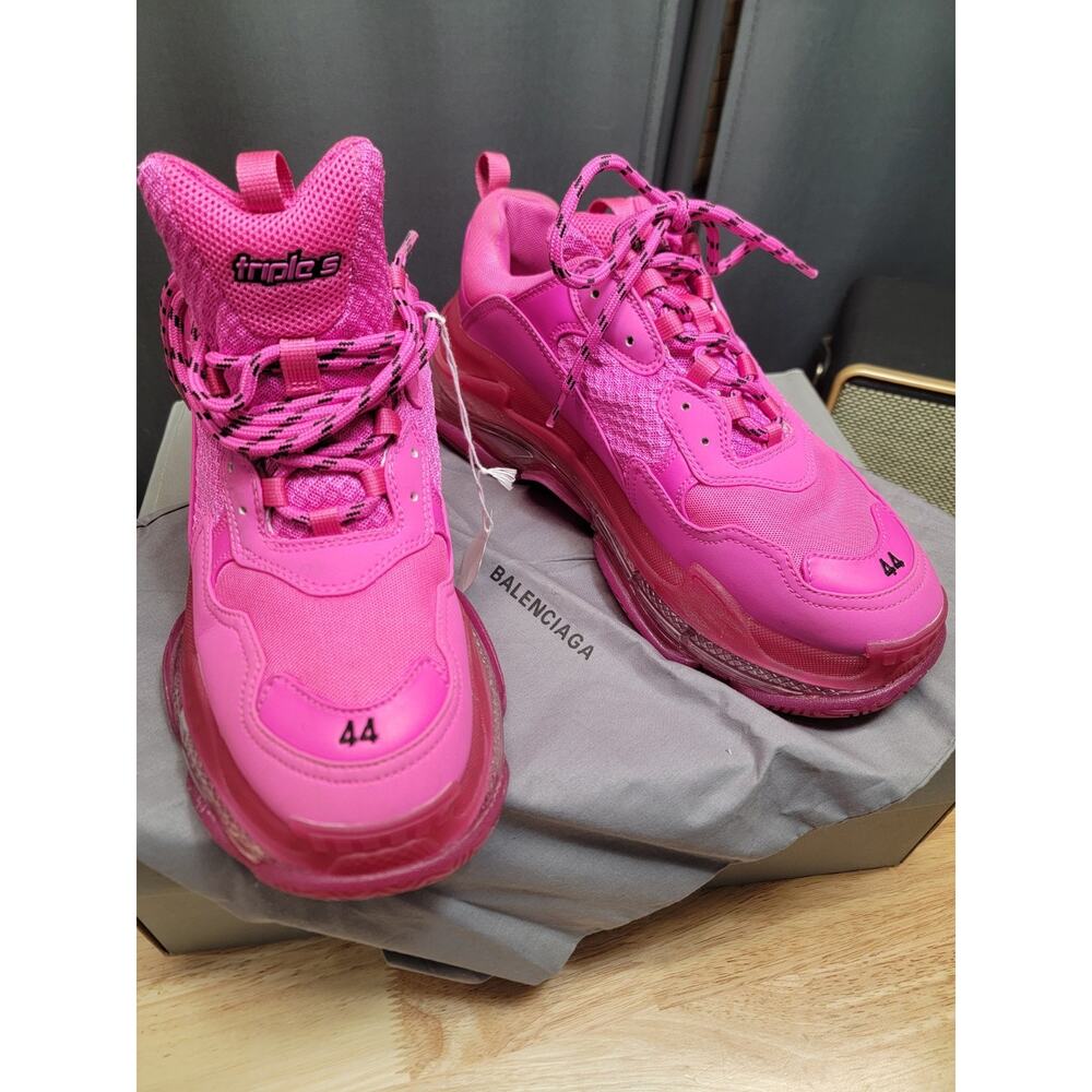 Balenciaga Triple S Sneakers Size 44 EU / 11 US – pink - Picture 13 of 14